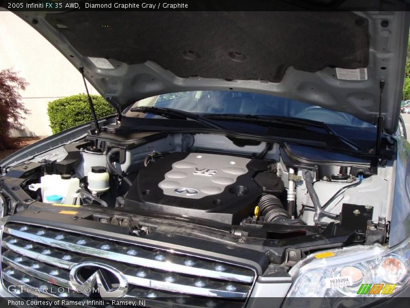 Diamond Graphite Gray / Graphite 2005 Infiniti FX 35 AWD