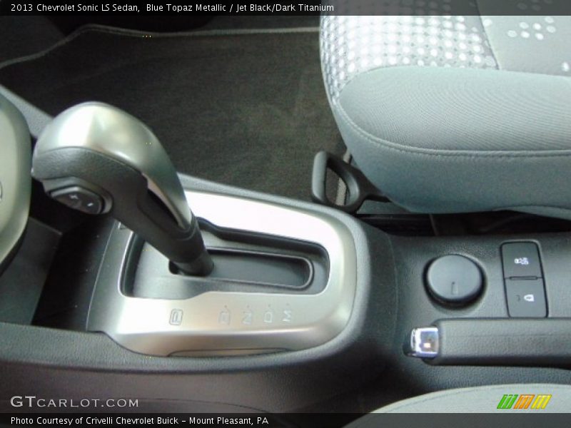Blue Topaz Metallic / Jet Black/Dark Titanium 2013 Chevrolet Sonic LS Sedan