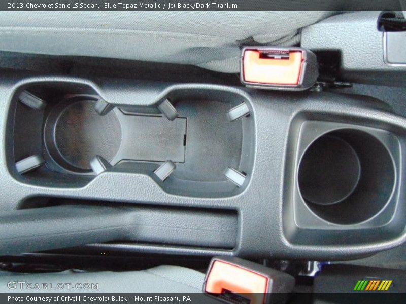 Blue Topaz Metallic / Jet Black/Dark Titanium 2013 Chevrolet Sonic LS Sedan