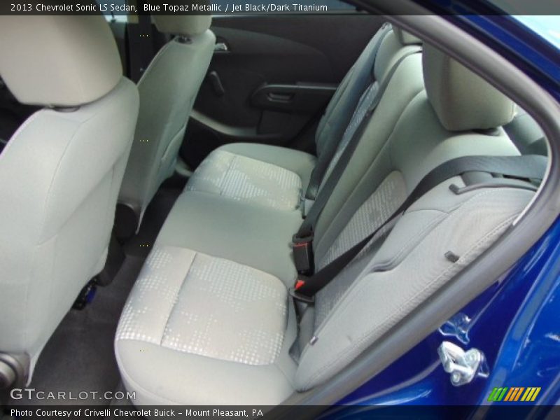 Blue Topaz Metallic / Jet Black/Dark Titanium 2013 Chevrolet Sonic LS Sedan
