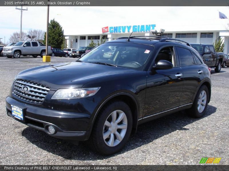 Black Obsidian / Graphite 2005 Infiniti FX 35 AWD