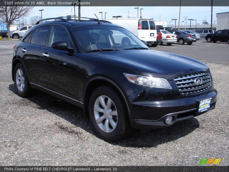 Black Obsidian / Graphite 2005 Infiniti FX 35 AWD