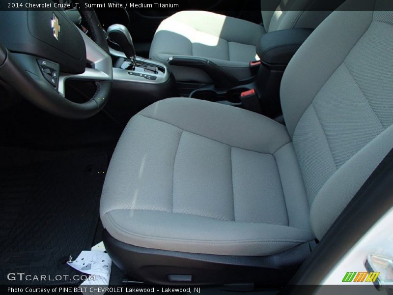 Summit White / Medium Titanium 2014 Chevrolet Cruze LT