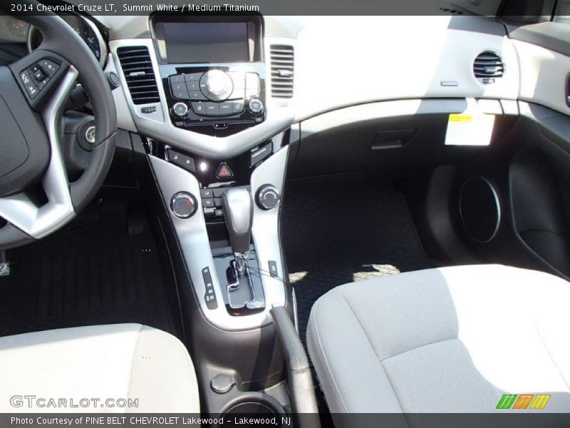 Summit White / Medium Titanium 2014 Chevrolet Cruze LT