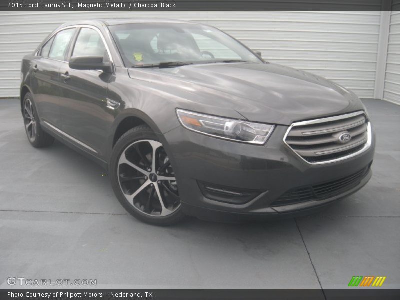 Magnetic Metallic / Charcoal Black 2015 Ford Taurus SEL