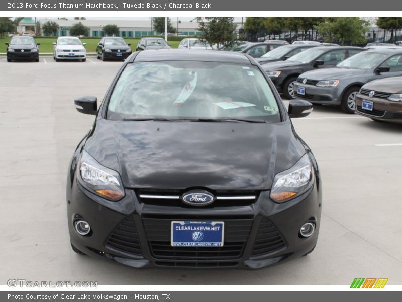 Tuxedo Black / Charcoal Black 2013 Ford Focus Titanium Hatchback