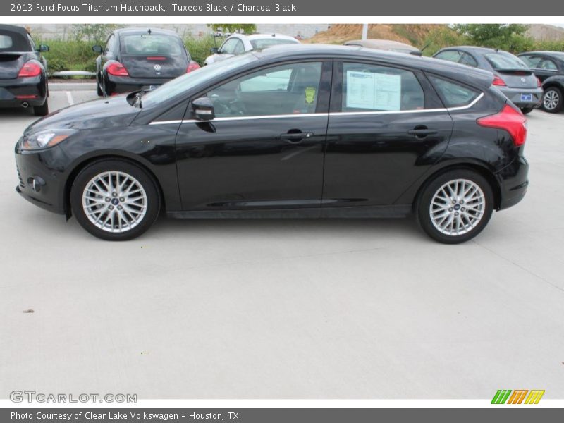 Tuxedo Black / Charcoal Black 2013 Ford Focus Titanium Hatchback