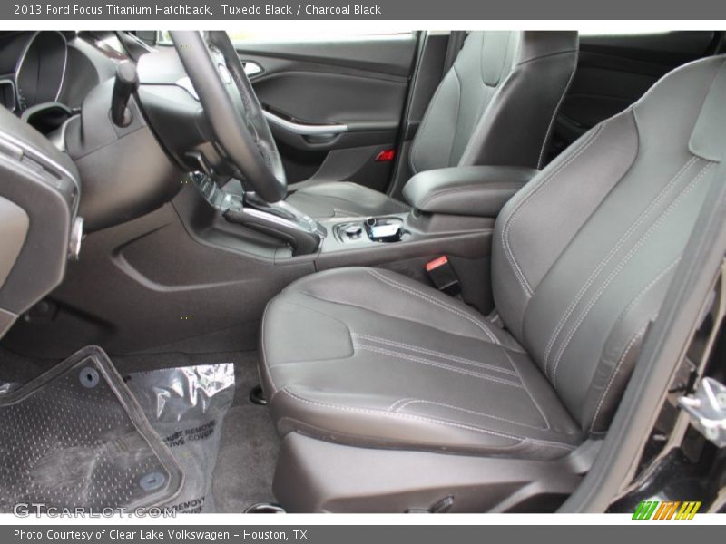 Tuxedo Black / Charcoal Black 2013 Ford Focus Titanium Hatchback