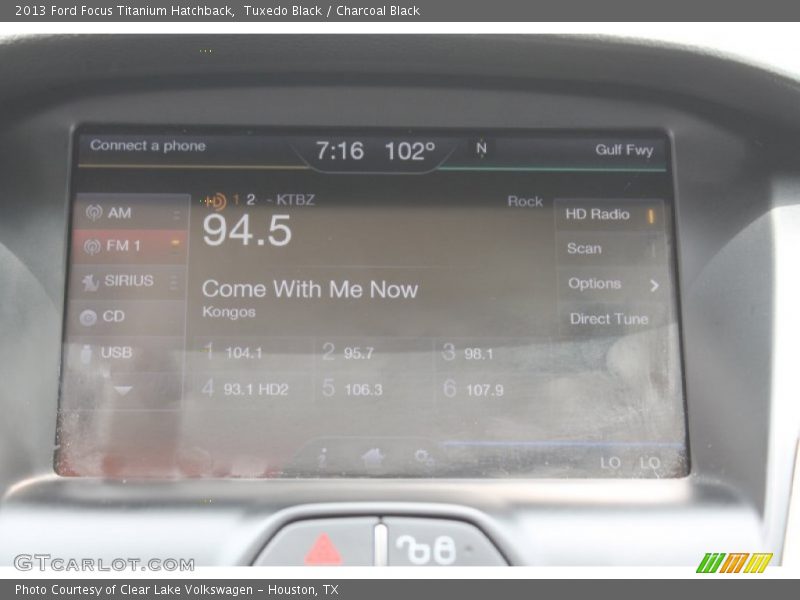 Tuxedo Black / Charcoal Black 2013 Ford Focus Titanium Hatchback