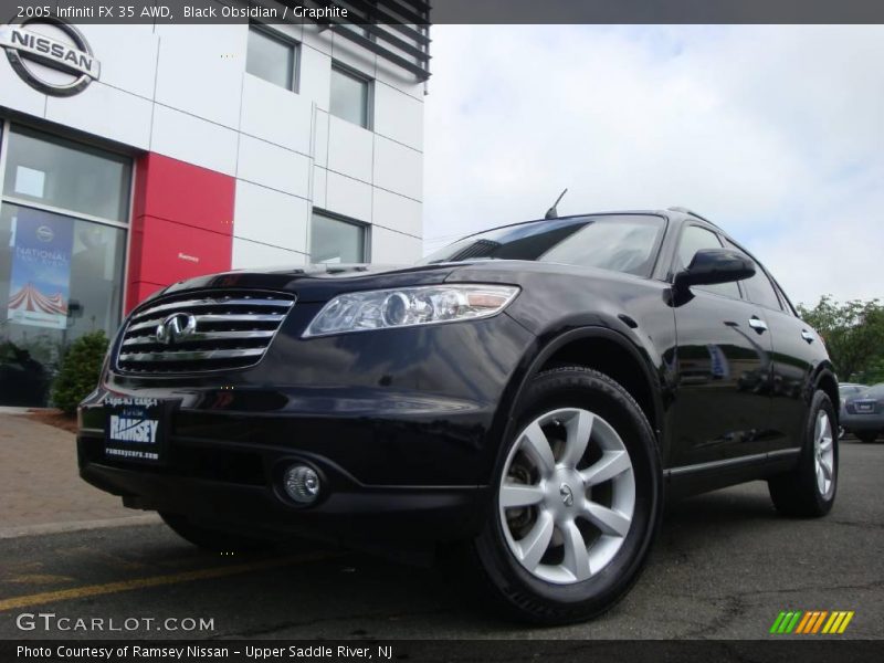 Black Obsidian / Graphite 2005 Infiniti FX 35 AWD