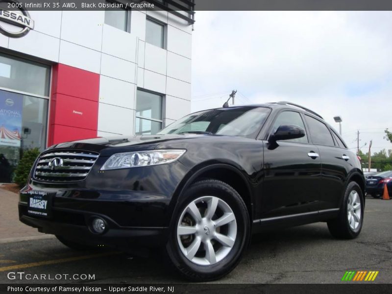 Black Obsidian / Graphite 2005 Infiniti FX 35 AWD