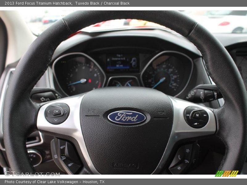 Tuxedo Black / Charcoal Black 2013 Ford Focus Titanium Hatchback