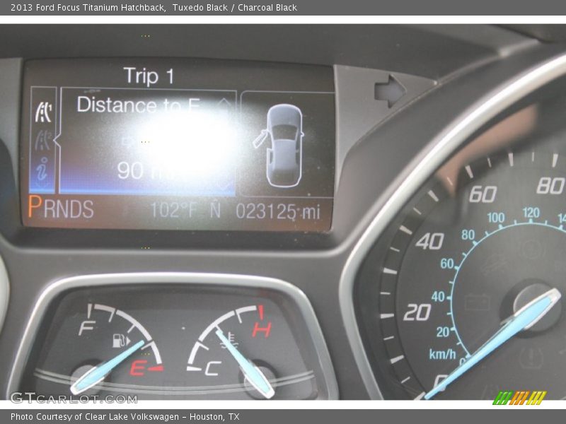 Tuxedo Black / Charcoal Black 2013 Ford Focus Titanium Hatchback