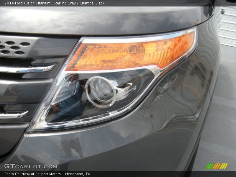 Sterling Gray / Charcoal Black 2014 Ford Fusion Titanium