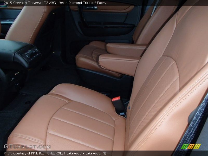 White Diamond Tricoat / Ebony 2015 Chevrolet Traverse LTZ AWD