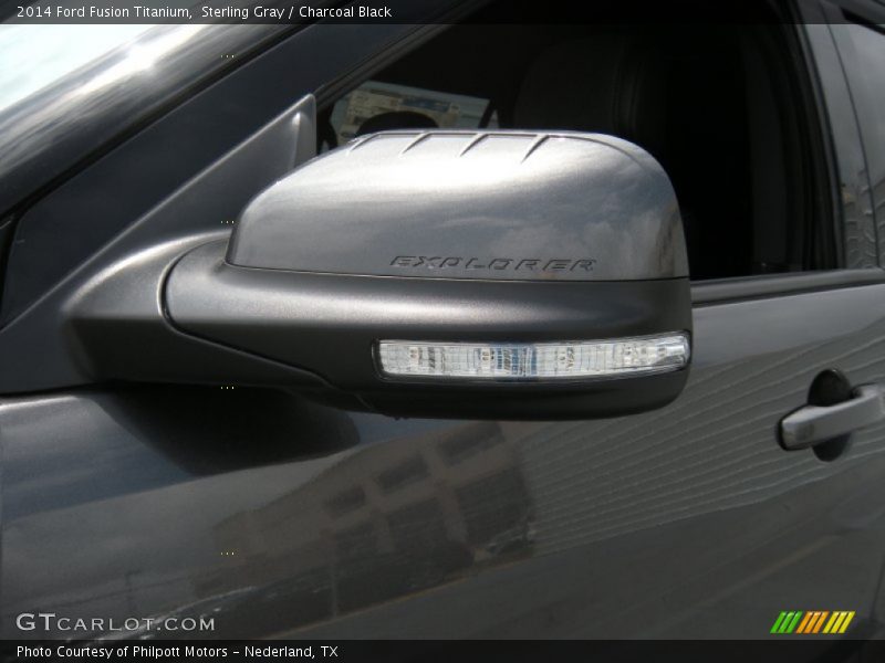 Sterling Gray / Charcoal Black 2014 Ford Fusion Titanium