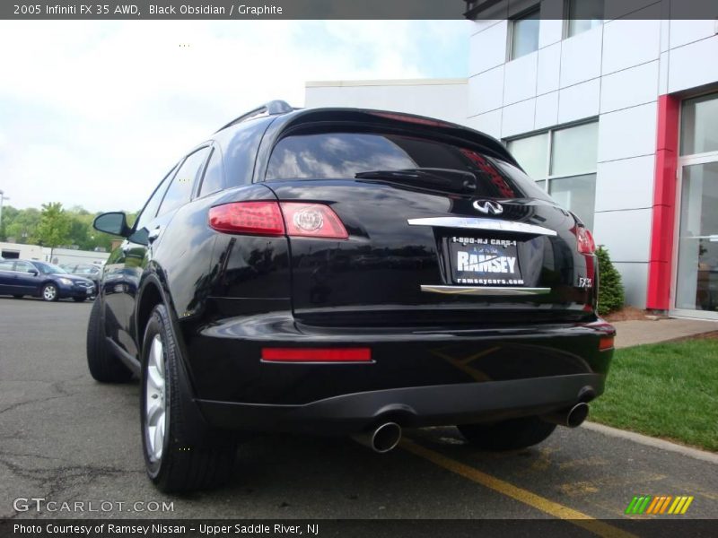 Black Obsidian / Graphite 2005 Infiniti FX 35 AWD