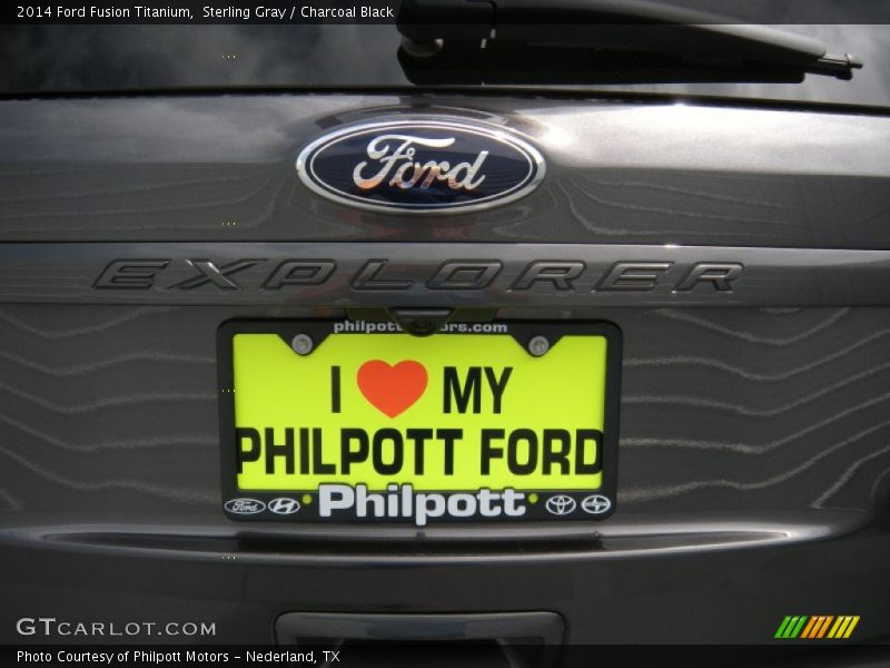 Sterling Gray / Charcoal Black 2014 Ford Fusion Titanium