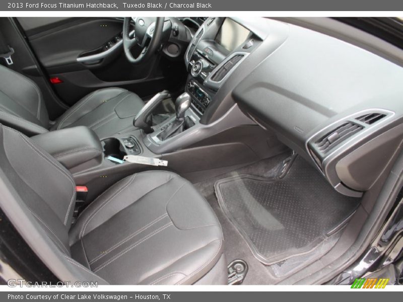 Tuxedo Black / Charcoal Black 2013 Ford Focus Titanium Hatchback