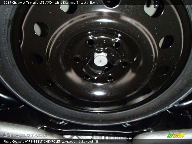 White Diamond Tricoat / Ebony 2015 Chevrolet Traverse LTZ AWD
