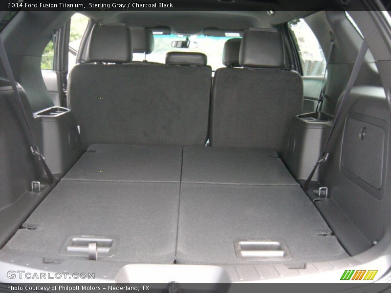 Sterling Gray / Charcoal Black 2014 Ford Fusion Titanium