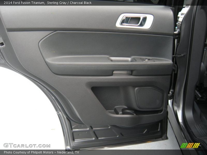 Sterling Gray / Charcoal Black 2014 Ford Fusion Titanium