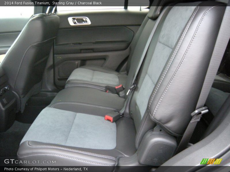 Sterling Gray / Charcoal Black 2014 Ford Fusion Titanium