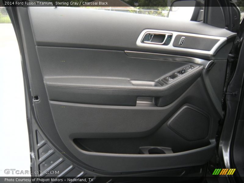 Sterling Gray / Charcoal Black 2014 Ford Fusion Titanium