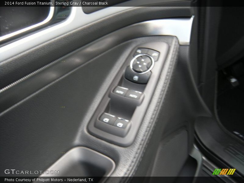 Sterling Gray / Charcoal Black 2014 Ford Fusion Titanium