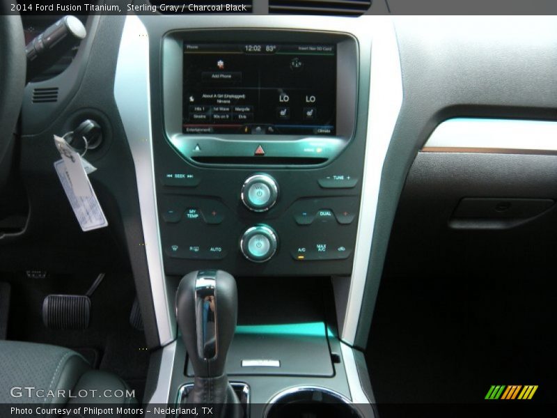 Sterling Gray / Charcoal Black 2014 Ford Fusion Titanium