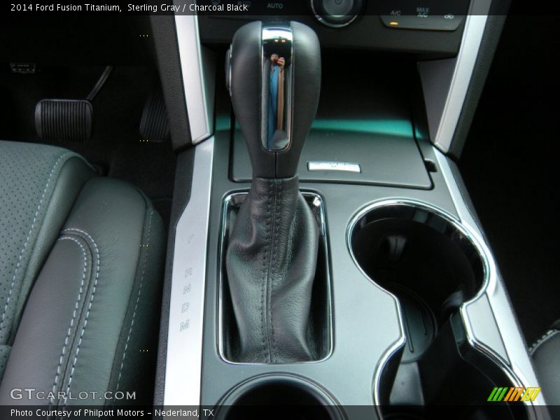 Sterling Gray / Charcoal Black 2014 Ford Fusion Titanium
