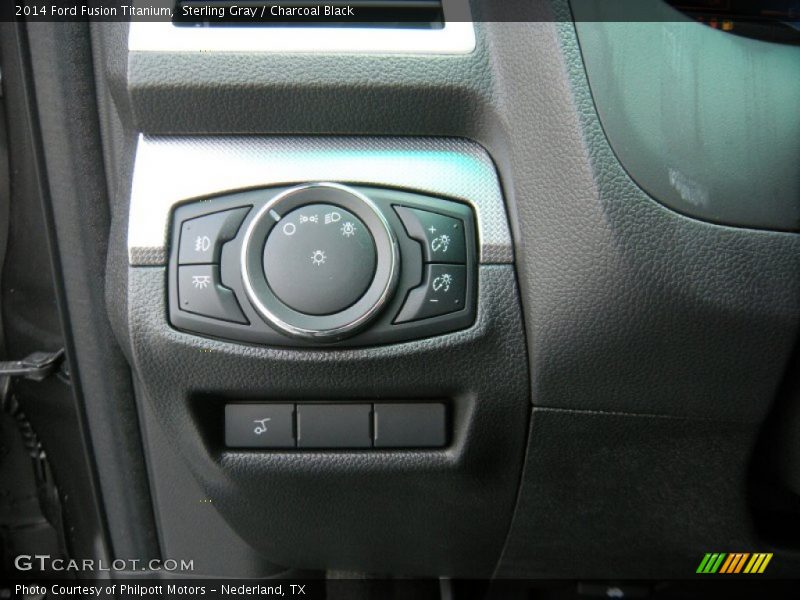 Sterling Gray / Charcoal Black 2014 Ford Fusion Titanium
