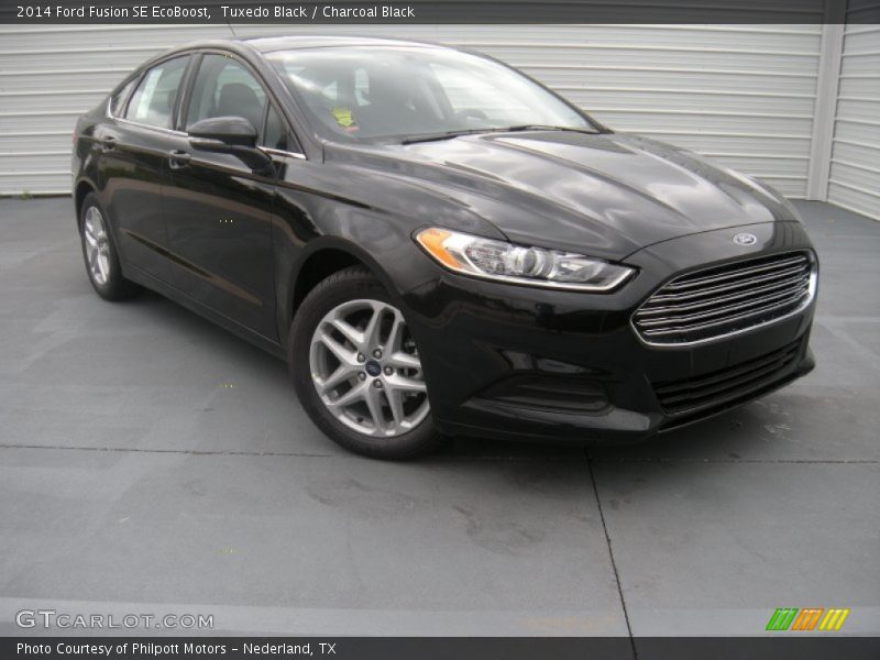 Tuxedo Black / Charcoal Black 2014 Ford Fusion SE EcoBoost