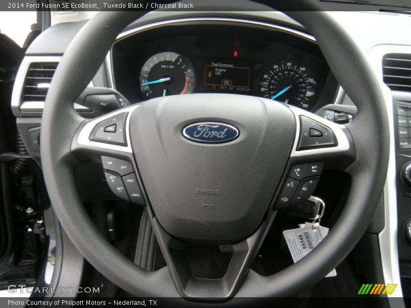 Tuxedo Black / Charcoal Black 2014 Ford Fusion SE EcoBoost