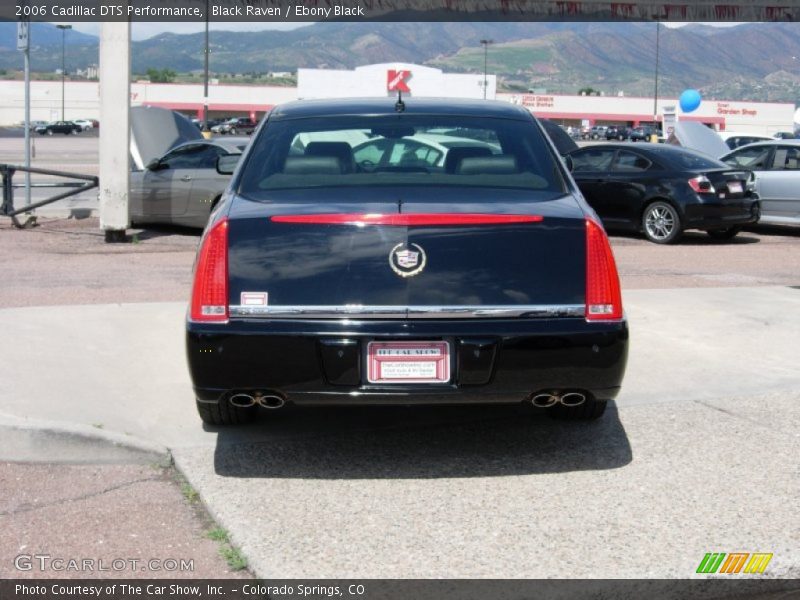 Black Raven / Ebony Black 2006 Cadillac DTS Performance