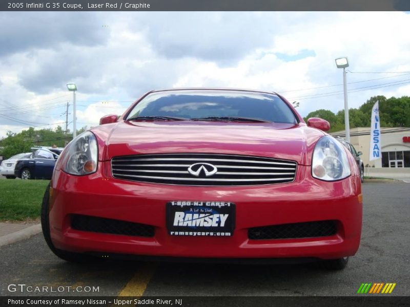 Laser Red / Graphite 2005 Infiniti G 35 Coupe