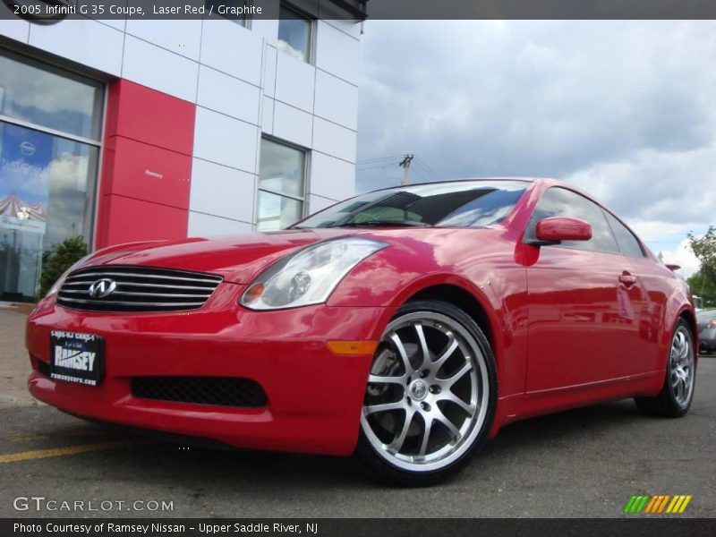 Laser Red / Graphite 2005 Infiniti G 35 Coupe