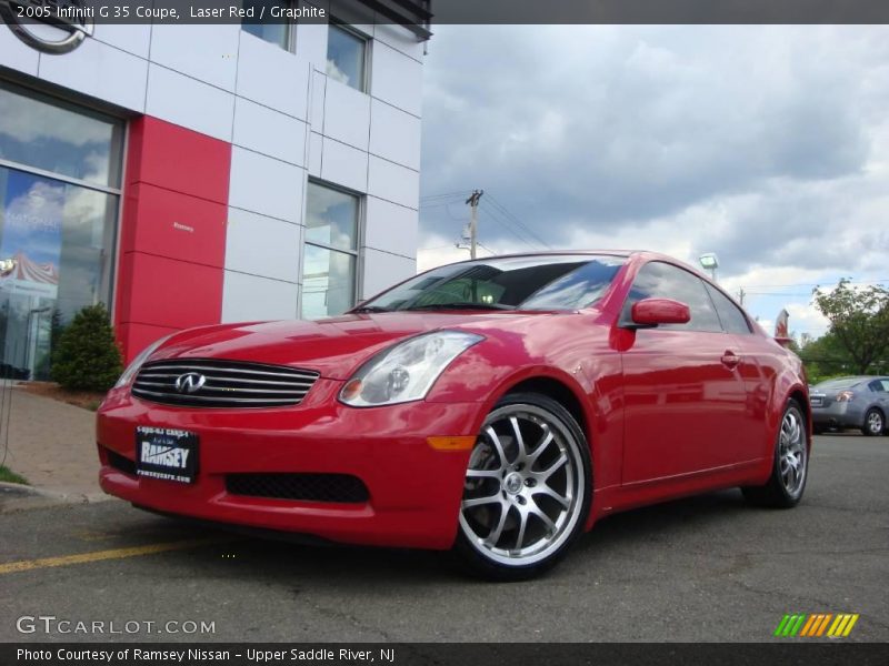 Laser Red / Graphite 2005 Infiniti G 35 Coupe