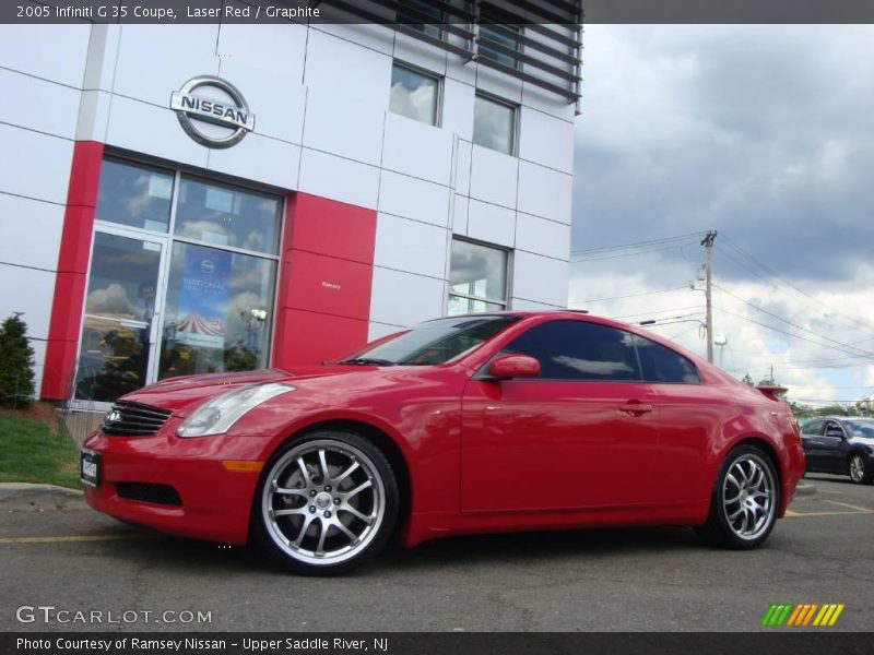 Laser Red / Graphite 2005 Infiniti G 35 Coupe