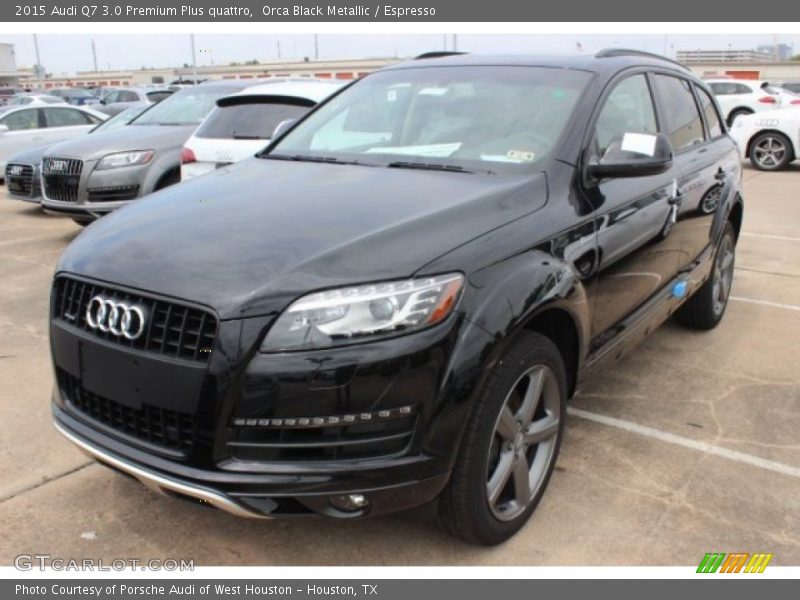 Orca Black Metallic / Espresso 2015 Audi Q7 3.0 Premium Plus quattro