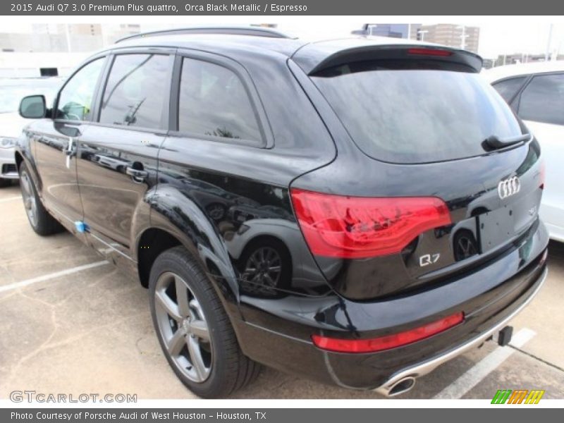 Orca Black Metallic / Espresso 2015 Audi Q7 3.0 Premium Plus quattro