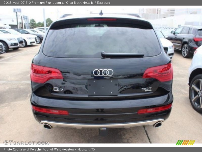 Orca Black Metallic / Espresso 2015 Audi Q7 3.0 Premium Plus quattro
