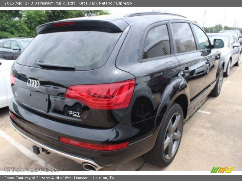 Orca Black Metallic / Espresso 2015 Audi Q7 3.0 Premium Plus quattro