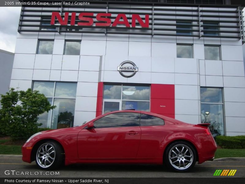 Laser Red / Graphite 2005 Infiniti G 35 Coupe