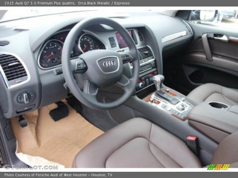 Espresso Interior - 2015 Q7 3.0 Premium Plus quattro 