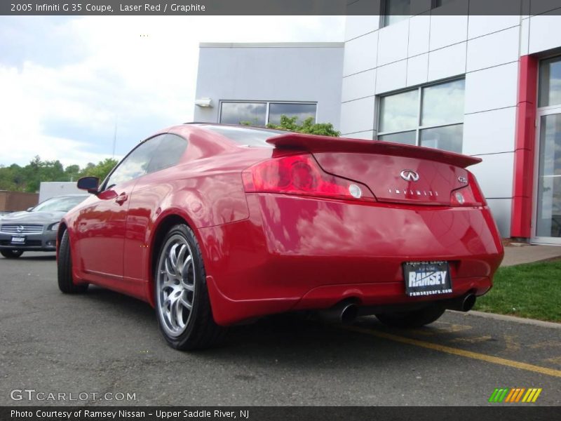 Laser Red / Graphite 2005 Infiniti G 35 Coupe