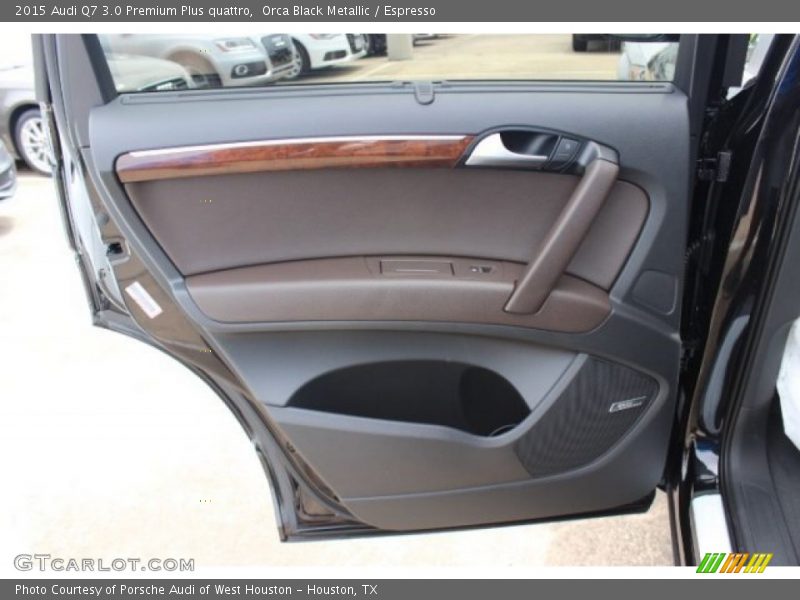 Orca Black Metallic / Espresso 2015 Audi Q7 3.0 Premium Plus quattro
