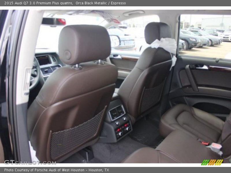 Rear Seat of 2015 Q7 3.0 Premium Plus quattro