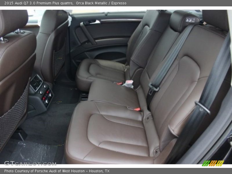Rear Seat of 2015 Q7 3.0 Premium Plus quattro