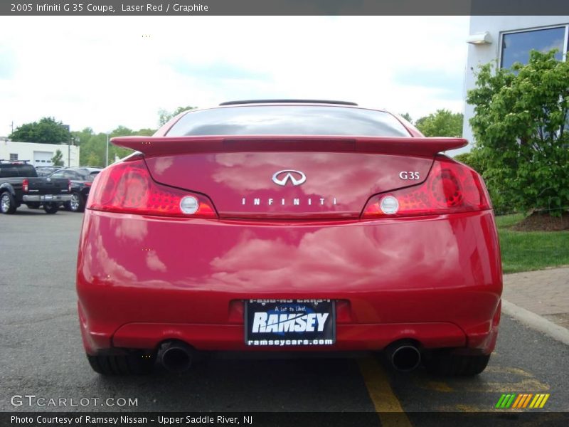 Laser Red / Graphite 2005 Infiniti G 35 Coupe